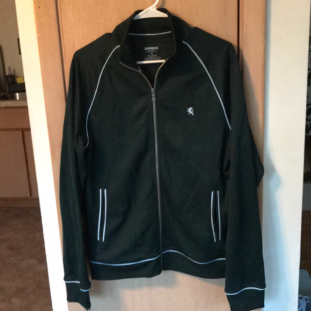 Dark GREEN Express Lightweight Jacket Medium